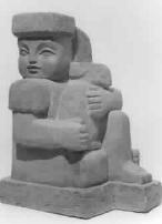 child with rabbit